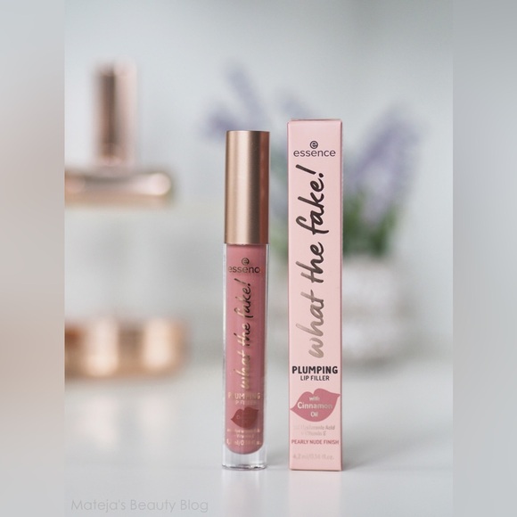 Essence What the Fake! Plumping lip Filler 02 Oh My Nude With Cinnamon Oil💋 - Picture 1 of 2